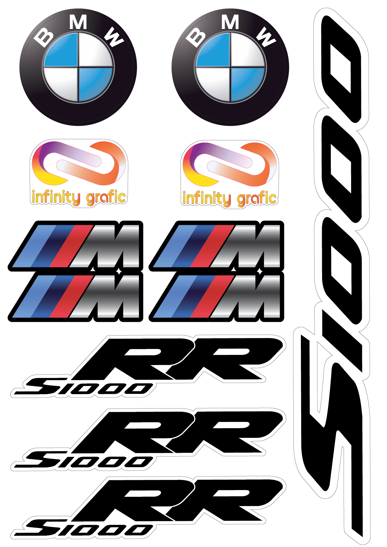 Planche Logos BMW M Performance